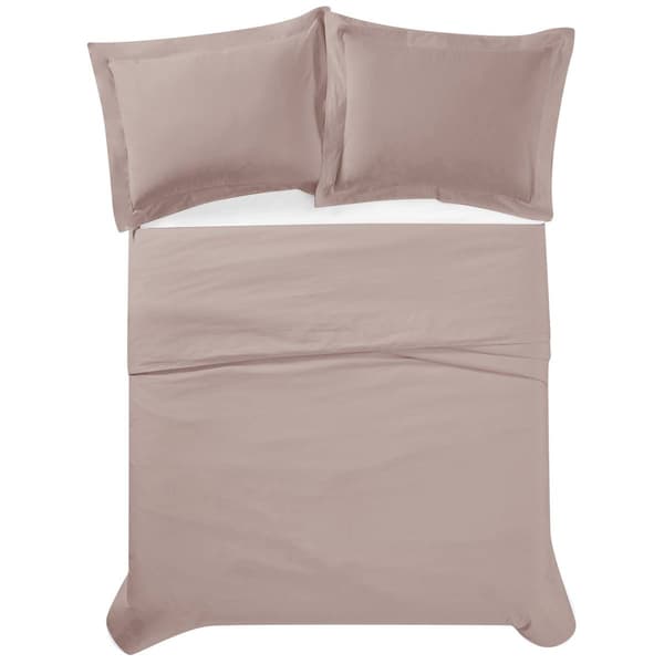 Vince Camuto 400TC Percale 3pc. Duvet Set