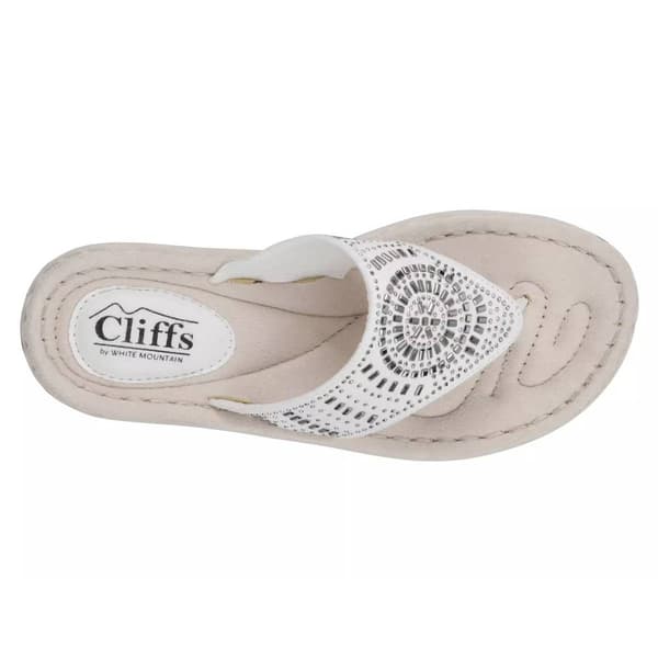 Womens Cliffs by White Mountain Cienna Wedge Sandals