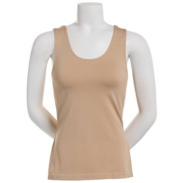 Womens Runway Ready Seamless Wide Strap Solid Tank Top - image 