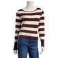 Juniors Madden Girl Boat Neck Stripe High Rib Sweater - image 1