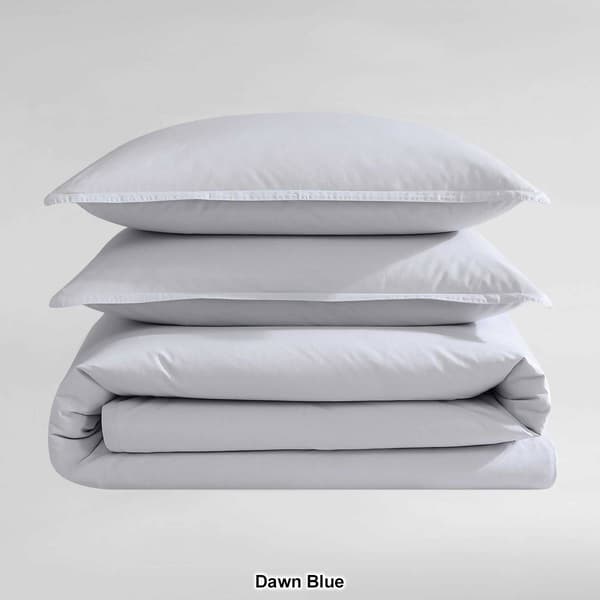 Calvin Klein Naturals Solid Cotton-Rich 3pc. Duvet Cover Set