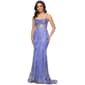 Juniors Blondie Nites Glitter Mesh Corset Sheath Dress - image 4