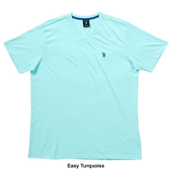 Mens U.S. Polo Assn.&#174; V-Neck Solid Tee