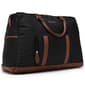 ELLE Luxe Journey Twill and Vegan Leather Weekender Duffel Bag - image 2