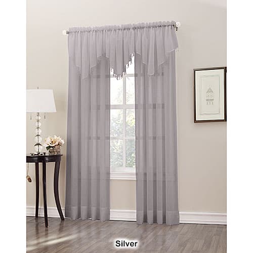 Erica Crushed Voile Ascot Valance- 51x24
