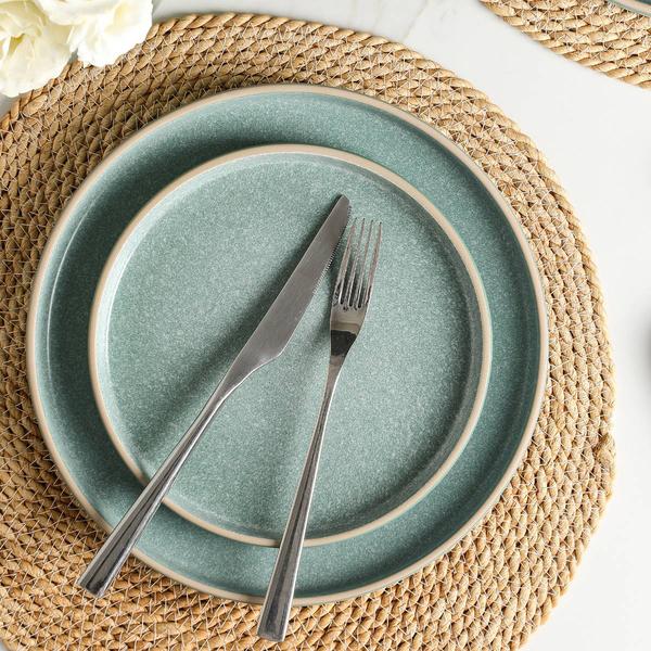 Earth & Clay Amber 12-Piece Stoneware Dinnerware Set