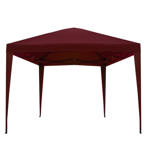 Northlight Seasonal Burgundy Pop-Up Outdoor Canopy Gazebo