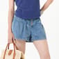 Womens MNK High Waist Button Front Denim Shorts - image 1