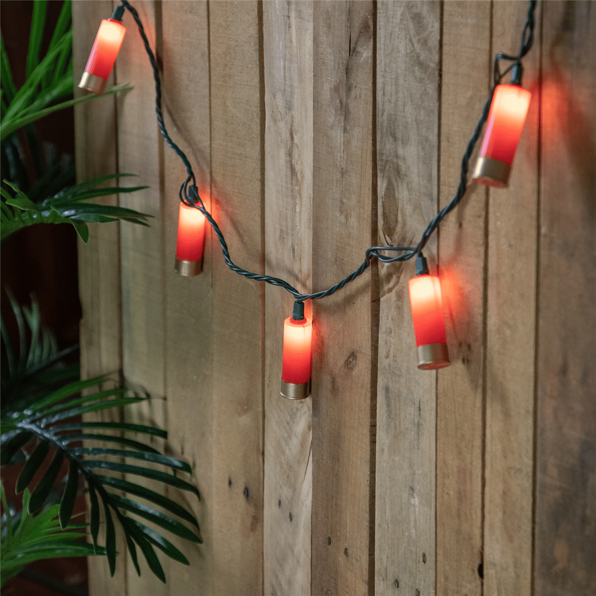 Open Video Modal for Northlight Shotgun Shells Red Patio Light Set, 10ct