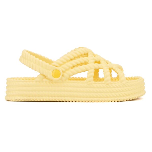 Womens Olivia Miller Jazzy Platform Slingback Sandals