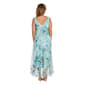 Plus Size R&amp;M Richards Metallic Clip Dot Chiffon Jacket Dress - image 4