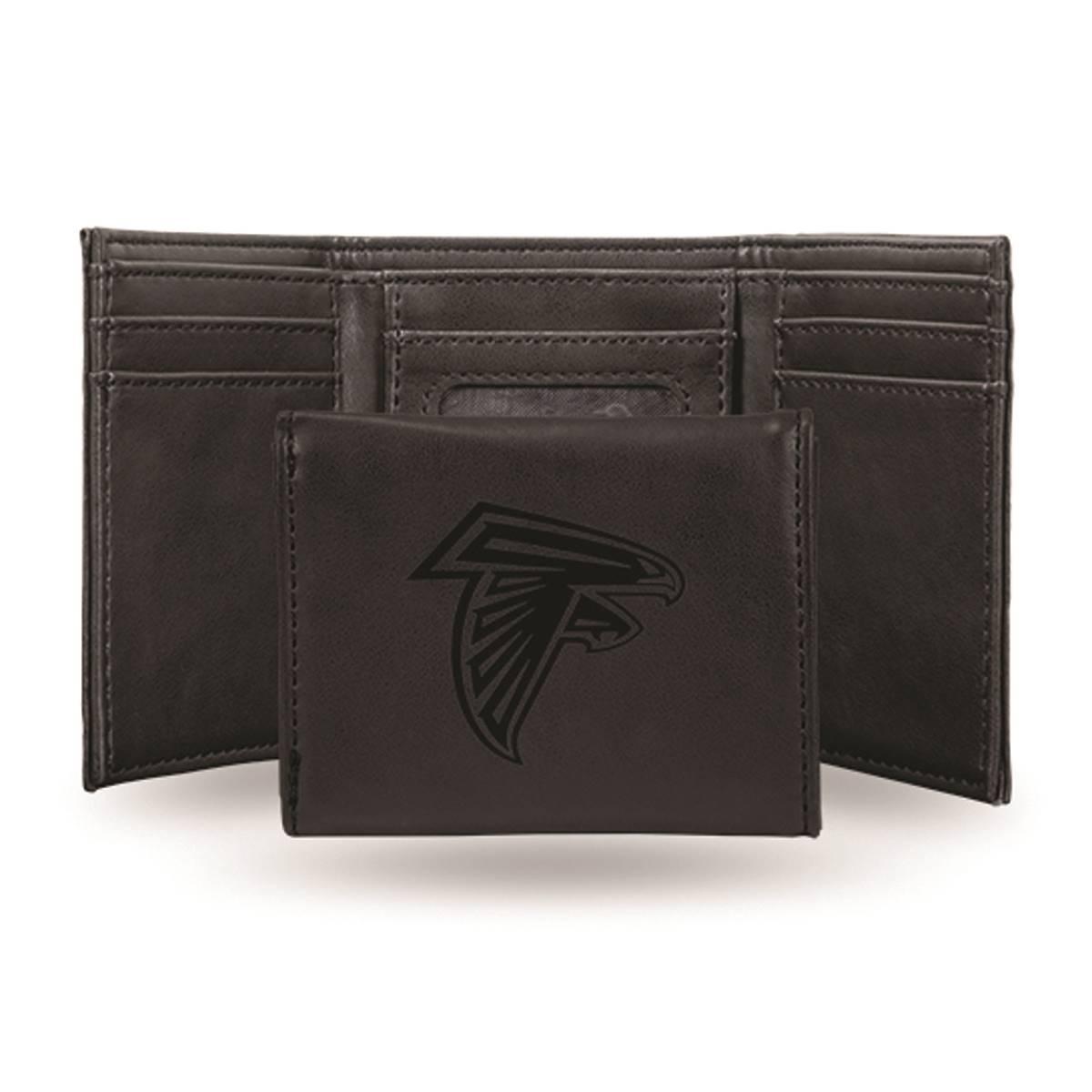 Mens NFL Atlanta Falcons Faux Leather Trifold Wallet