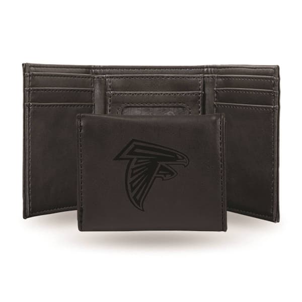 Mens NFL Atlanta Falcons Faux Leather Trifold Wallet