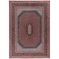Linon Emerald Collection Red Detailed Rectangle Rug - image 1