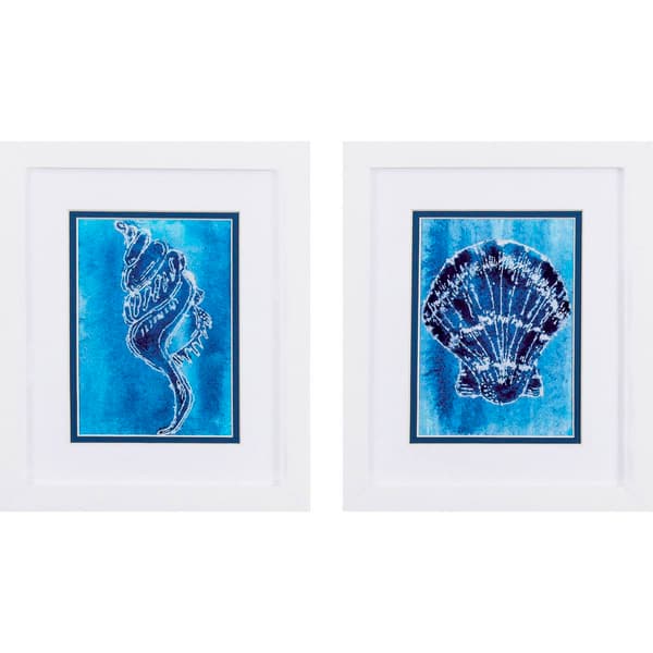 Propac Images&#40;R&#41; 2pc. Cerulean Shells II Wall Art Set