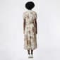 Petite Sandra Darren Short Sleeve Floral Chiffon Shirtdress - image 2