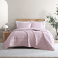 City Scene Woven Grid Microfiber Quilt Set - image 1