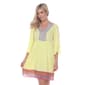 Womens White Mark Gabrielle Embroidered Shift Dress - image 1