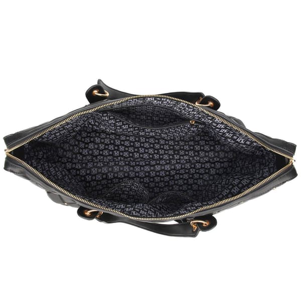 Badgley Mischka Quilted Vegan Leather