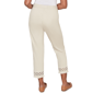 Petite Alfred Dunner Detail Driven Geometric Cut Out Casual Pants - image 2