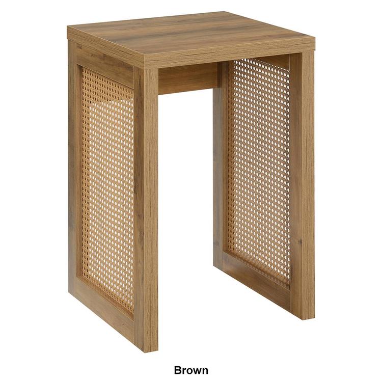 Convenience Concepts Northfield Weave End Table