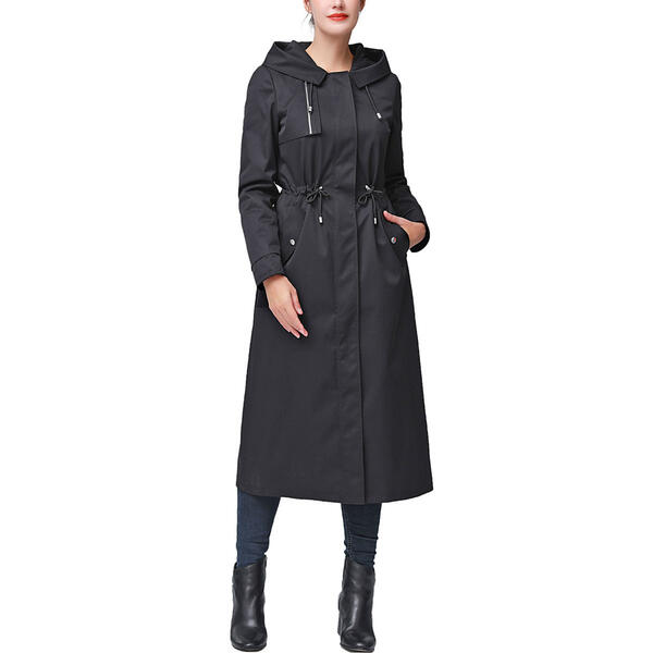 Womens BGSD Waterproof Hooded Zip-Out Lined Long Parka - image 