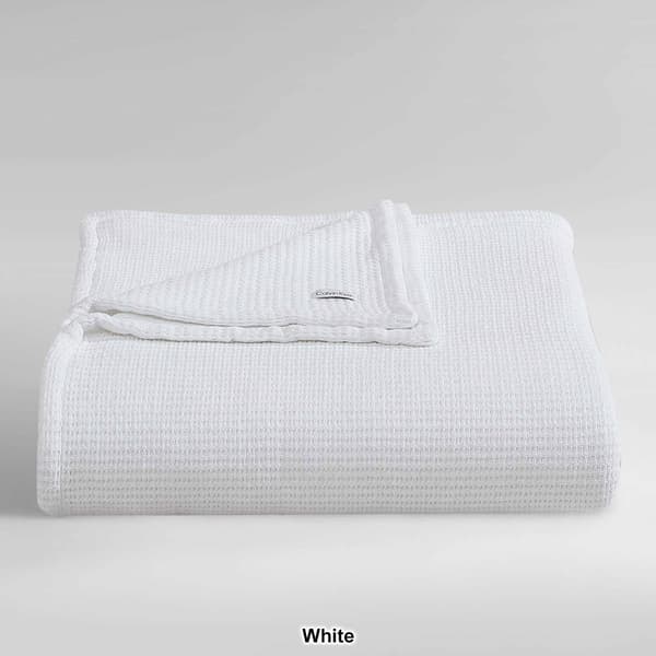 Calvin Klein Honeycomb Cotton Blanket