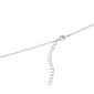 Athra Silver Plated Crystal Round Station Pendant Necklace - image 2