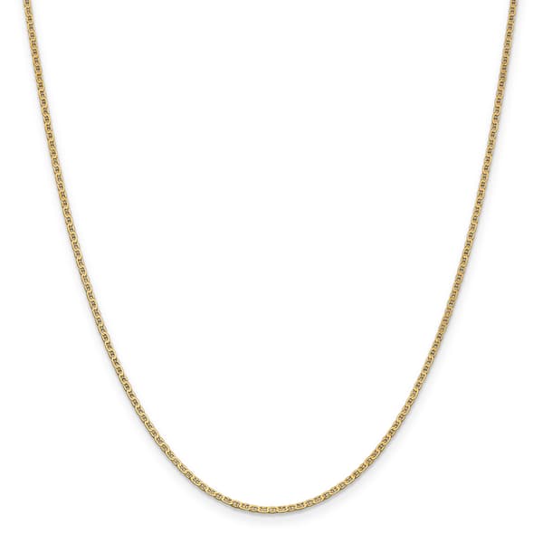 Unisex Gold Classics&#40;tm&#41; 1.5mm. Lightweight Anchor 14in. Necklace - image 