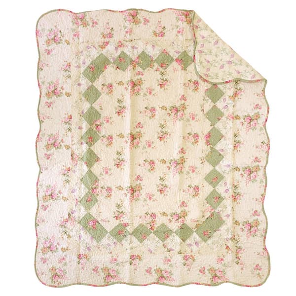 Greenland Home Fashions™ Bliss Authentic Reversible Quilted Throw