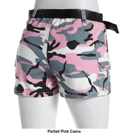Juniors Almost Famous™ Belted Camo Utility Shorts