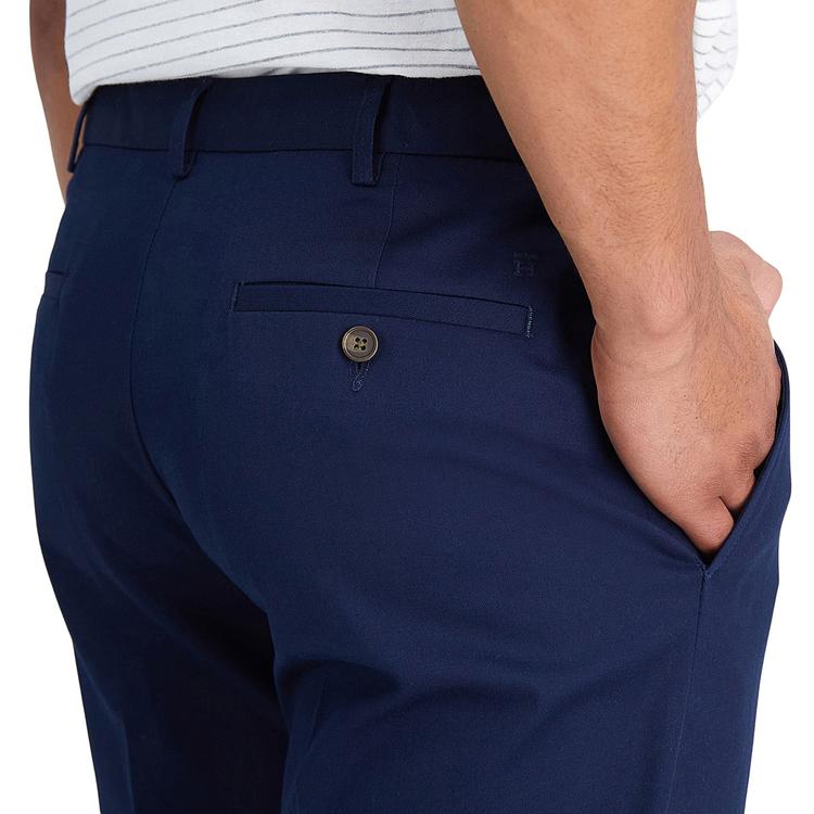 Mens Haggar Premium No Iron Khaki Flat Front Pants
