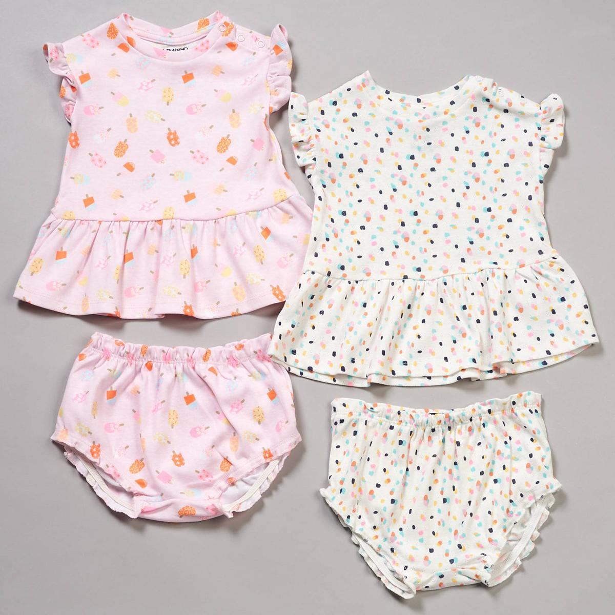 Baby Girl (12-24M) Limited Too™ 2pk. Dot & Ice Cream Dresses