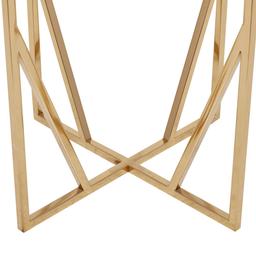 9th & Pike® Gold-Tone Metal Contemporary Accent Table