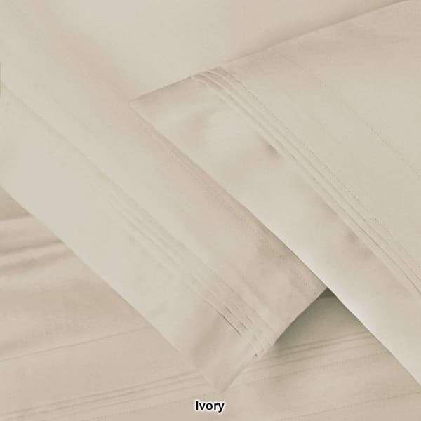 Superior 2pc. 650TC Egyptian Cotton Solid Pillowcase Set