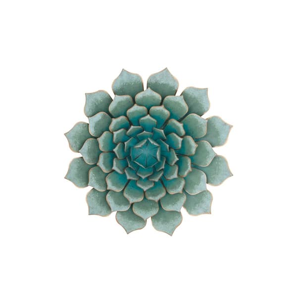 9th & Pike&#40;R&#41; Dimensional Metal Succulent Wall Decor
