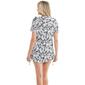 Womens J Valdi Costa Short Sleeve Zip Hoodie Cover-Up - image 2
