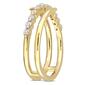 Gold Plated 1 3/4ctw. Lab Grown Diamond Band - image 2