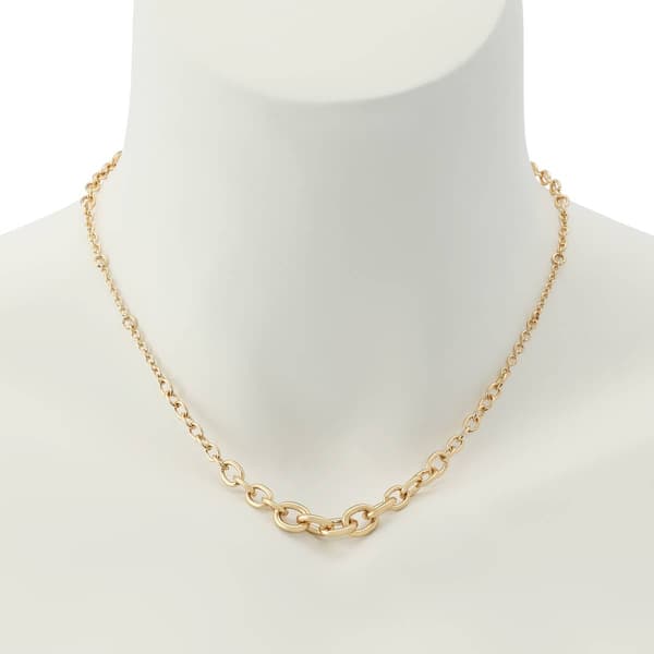 Steve Madden Graduated Chain Bib Necklace