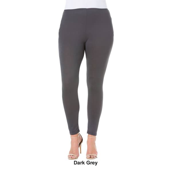 Plus Size 24/7 Comfort Apparel Stretch Leggings