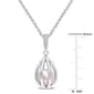 Gemstone Classics™ Pearl & Diamond Accent Necklace - image 4