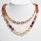 Ashley Cooper(tm) 2-Row Chain/Nugget Bead/Berry Bead Accent Necklace - image 1
