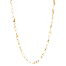 Gold Classics&#40;tm&#41; 10kt Gold Polished Paperclip Chain Necklace