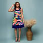 Womens 24/7 Comfort Apparel Multicolor Sleeveless Dress - image 4