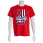 Mens Tailgate Philadelphia Baseball Bat Flag Tee - image 1