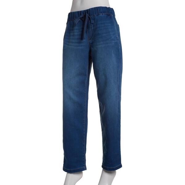 Womens Gloria Vanderbilt Pull On Average Straight Leg Jeans - image 
