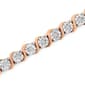 Haus of Brilliance 14kt. Rose Gold 1/4ctw. Tennis Bracelet - image 3