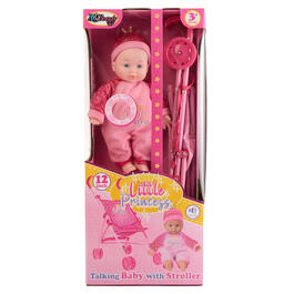Doll With Princess Stroller