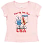 Girls (4-6x) Sweet Butterfly(R) Party in the USA Tee - image 1