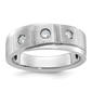 Mens Gentlemens Classics(tm) 14kt. White Gold 1/4ct. Diamond Ring - image 1